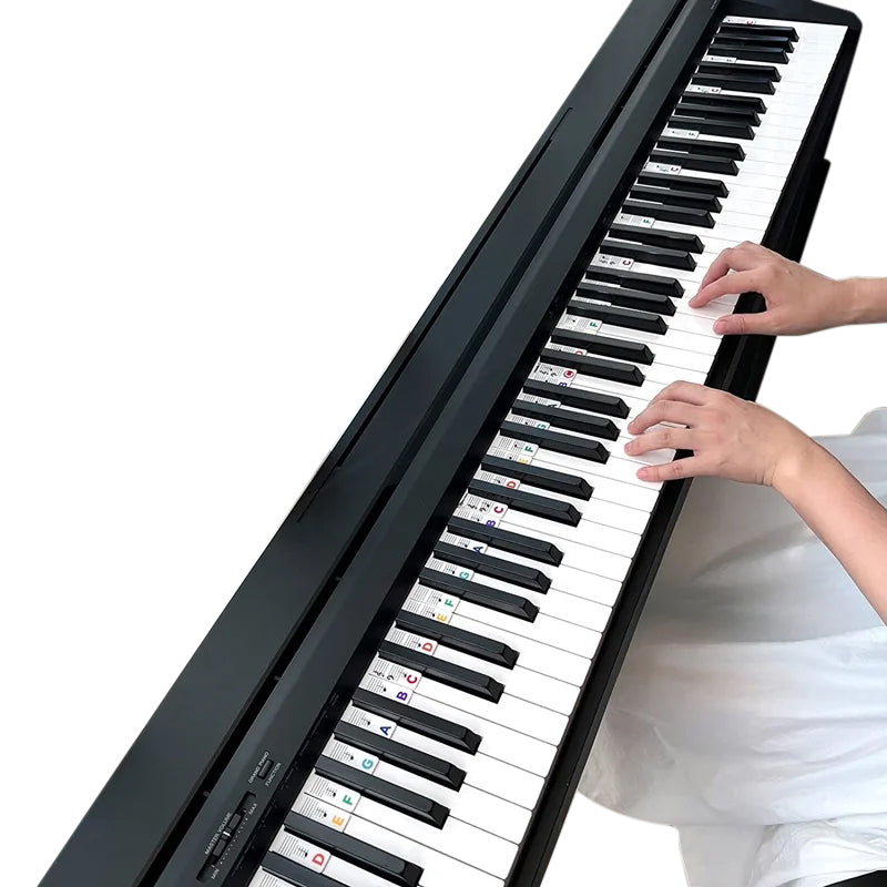 Etichette per Note Rimovibili in Silicone per Pianoforti e Tastiere a 88 Tasti