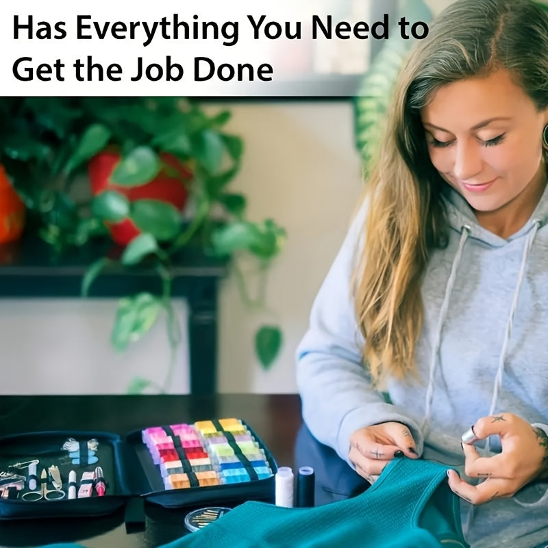 Set di Kit da Cucito Portatile – Strumenti Completi per Cucire a Casa e in Viaggio