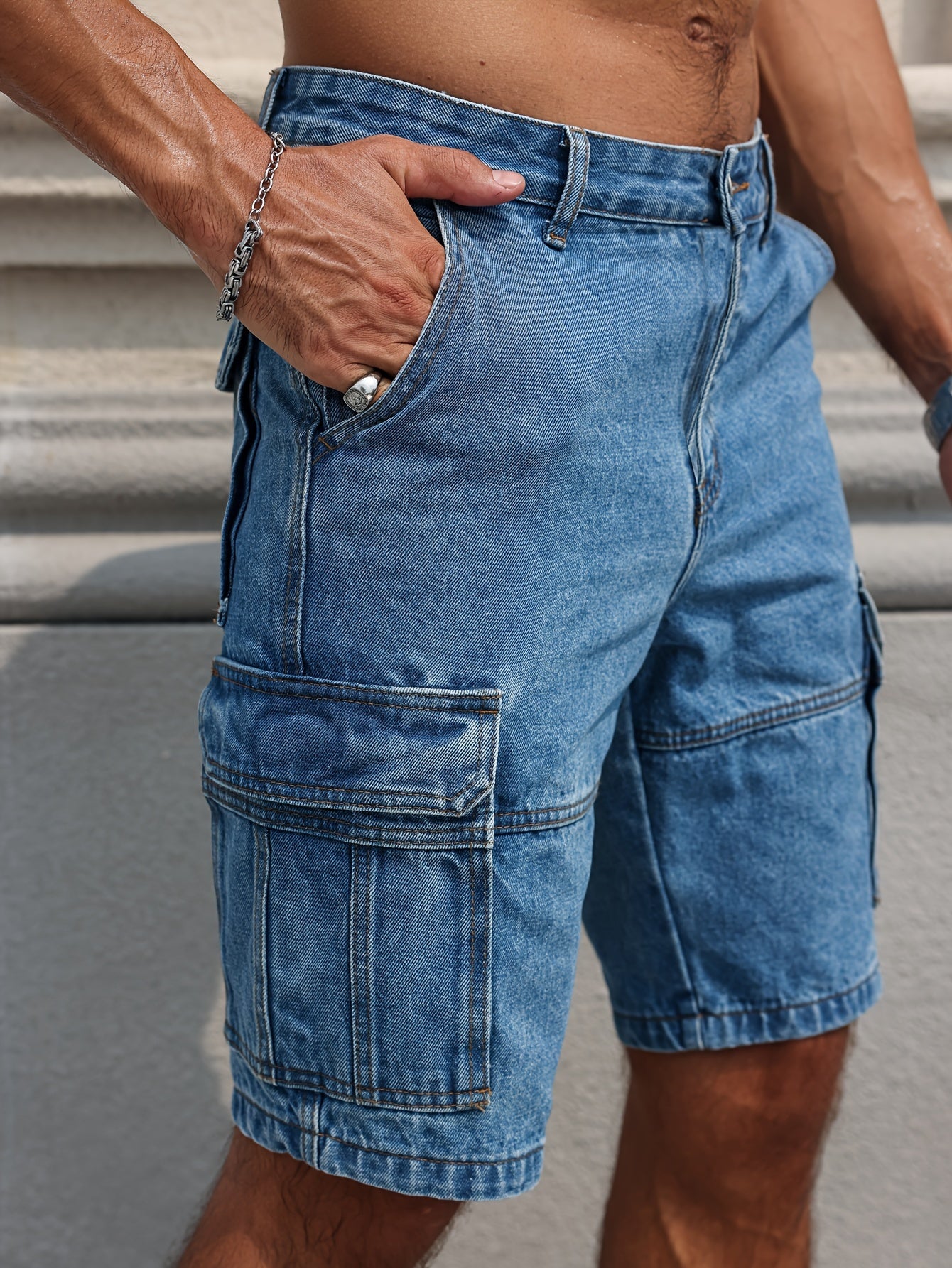 Shorts da Uomo in Denim Urbano – Comodi e Pratici