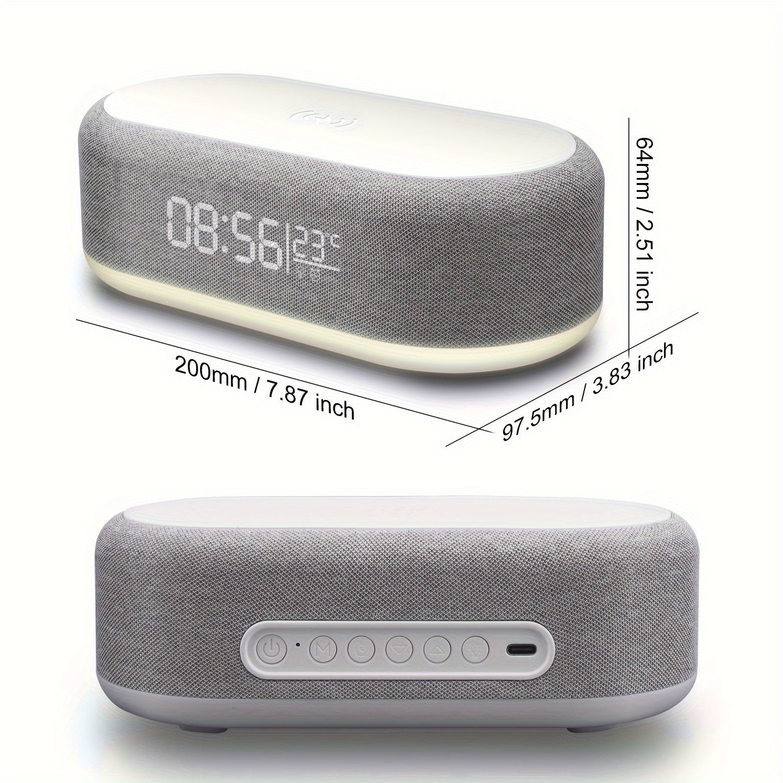 GlowTime Luce Notturna Multifunzionale – Compatta e Pratica per Qualsiasi Stanza