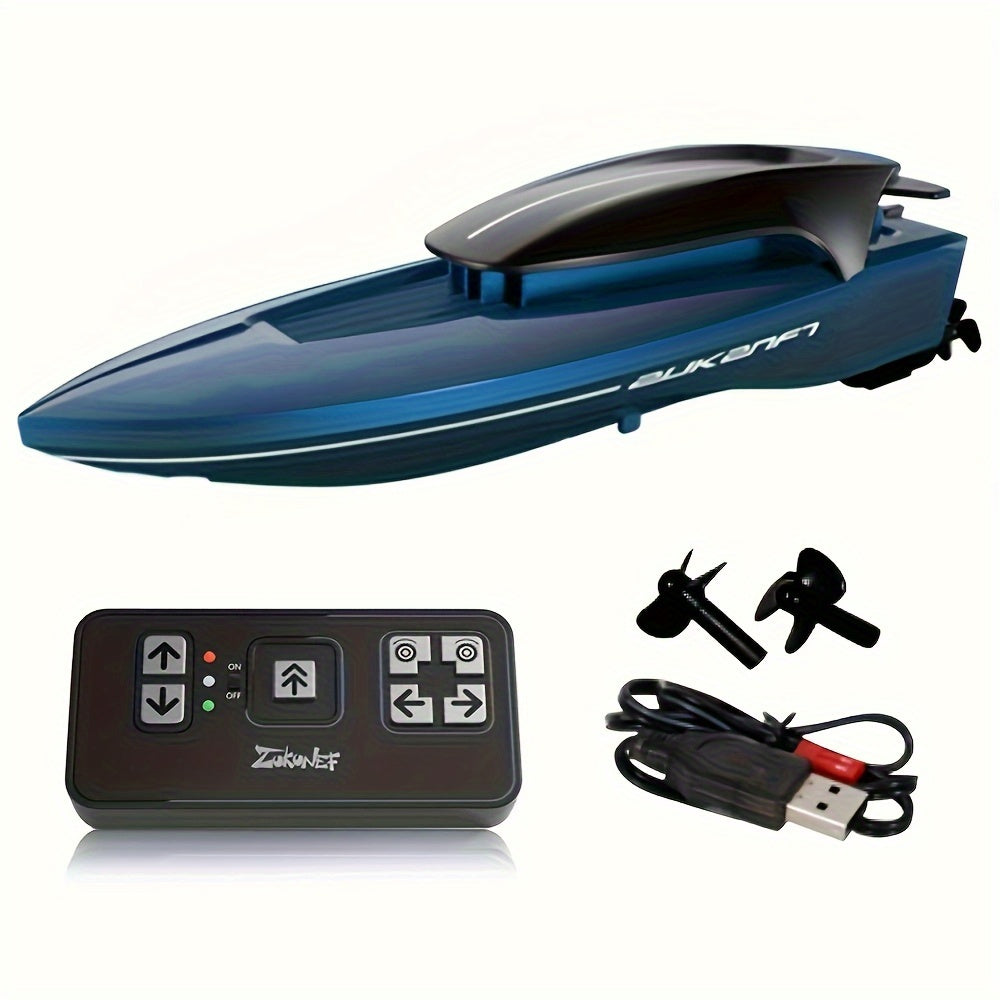 Barca Mini Giocattolo Acquatica – Radiocomandata con Illuminazione LED