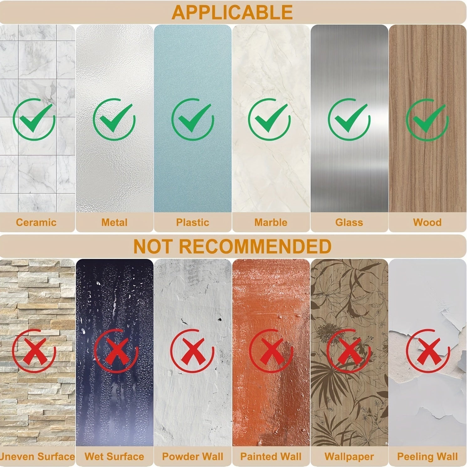 Set di Ganci Adesivi in Acciaio Inossidabile da 4 Pezzi – Minimalista, Resistente e Impermeabile