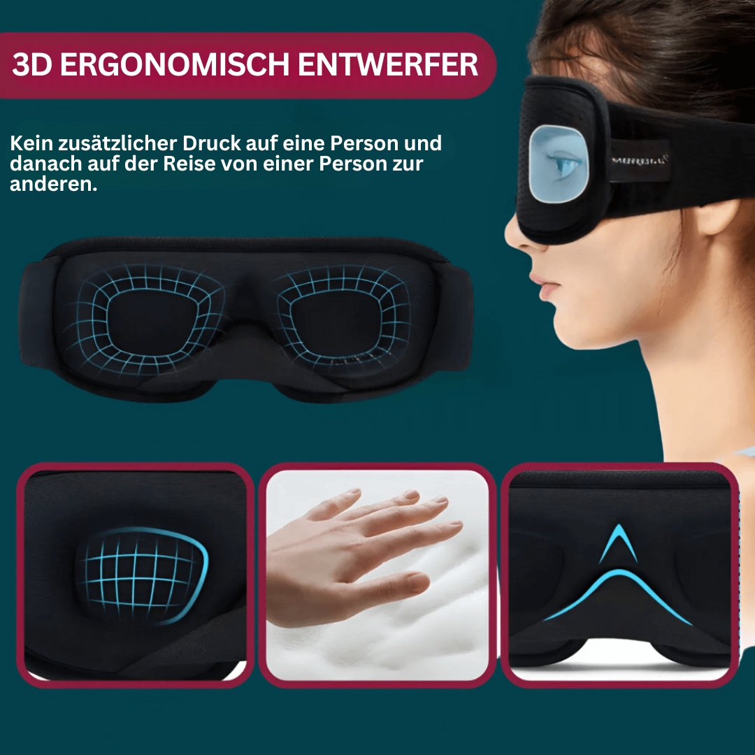 Maschera da Sonno Ergonomica - DreamShield