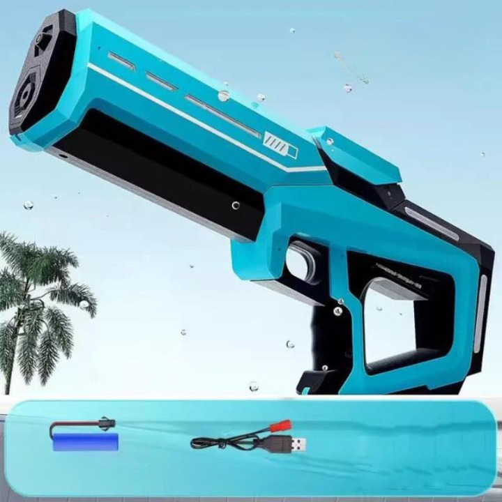 Pistola ad Acqua Automatica con Serbatoio da 1L e Portata di 10m – Divertimento Estivo Puro