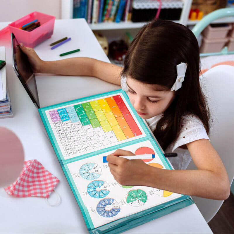 Dimostratore di Dischi Magnetici per Frazioni