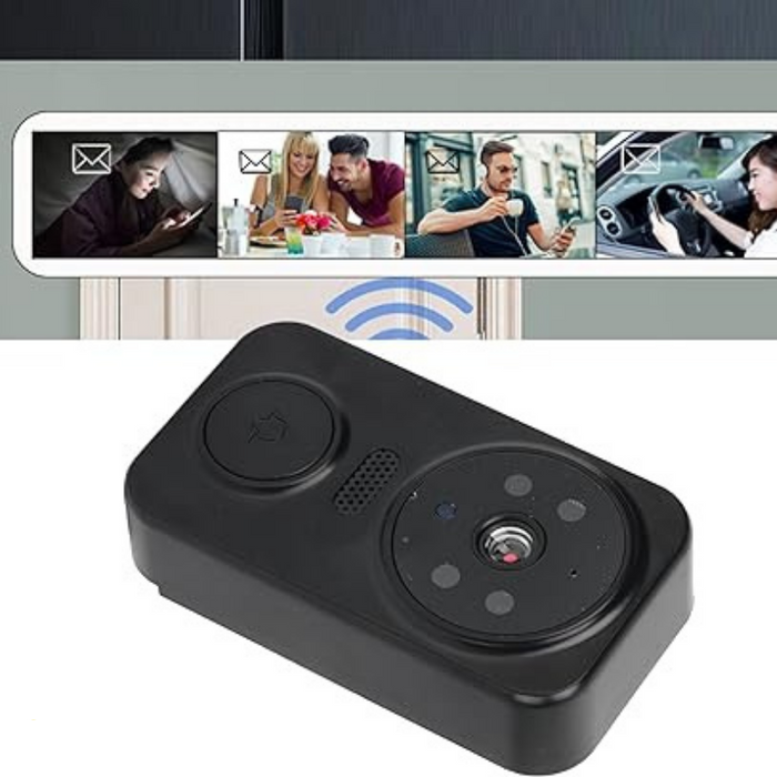 Campanello Smart Wi-Fi Nero con Telecamera – Noctiq