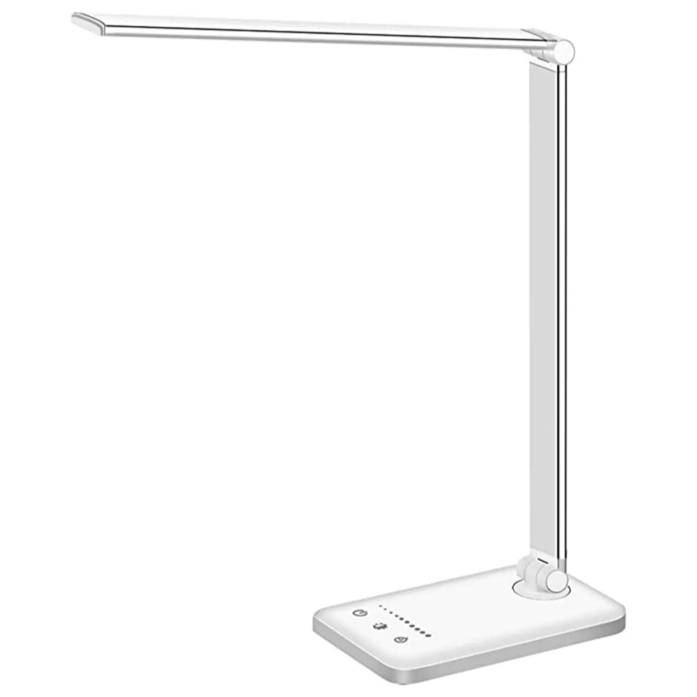 Lampada da Scrivania LED Regolabile Moderna con Porta di Ricarica USB - BrightEase