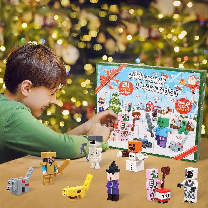 Calendario dell'Avvento CrystalBuild Elite | 29 Figure Creative per il Countdown di Natale dei Bambini