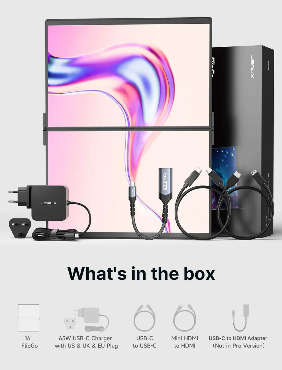 Monitor Portatile Doppio Touch 16 Pollici – Flexiview