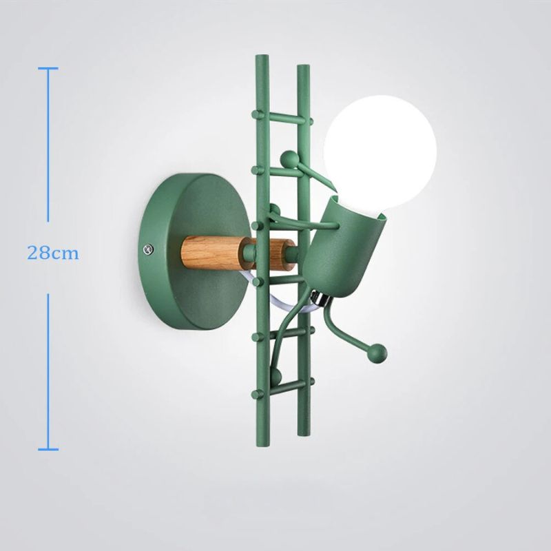 GlowClimb Designer Sconce | Lampada da parete unica per scale, ideale per camere da letto e soggiorni accoglienti