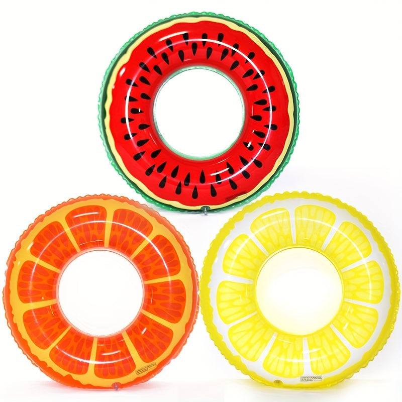 Giochi da piscina gonfiabili a tema frutta – Set di 3 anelli resistenti
