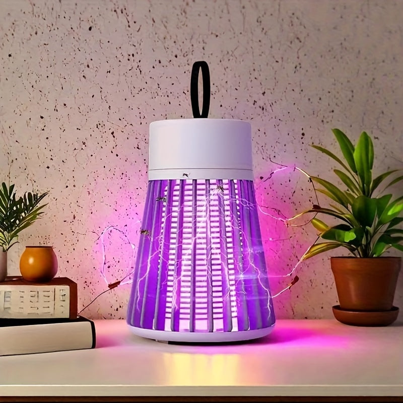 Lampada Mosquito Ricaricabile – Insetticida Elettrico a Scossa UV 360°