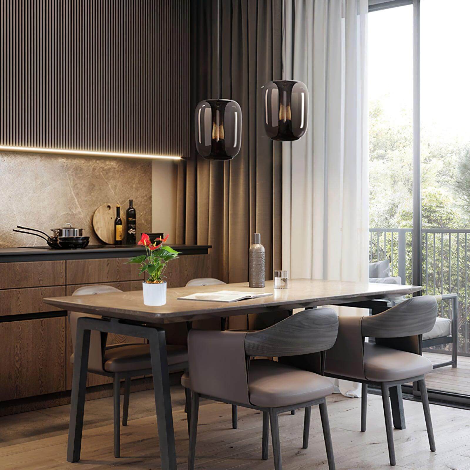 Lampada a Sospensione in Vetro Moderna - Elegante e Accogliente