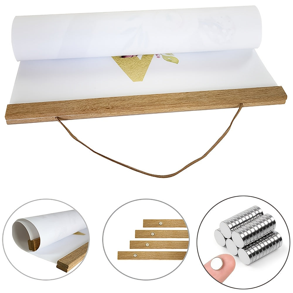 Appendino Magnetico in Legno – Decorazione Murale Semplice e Stile