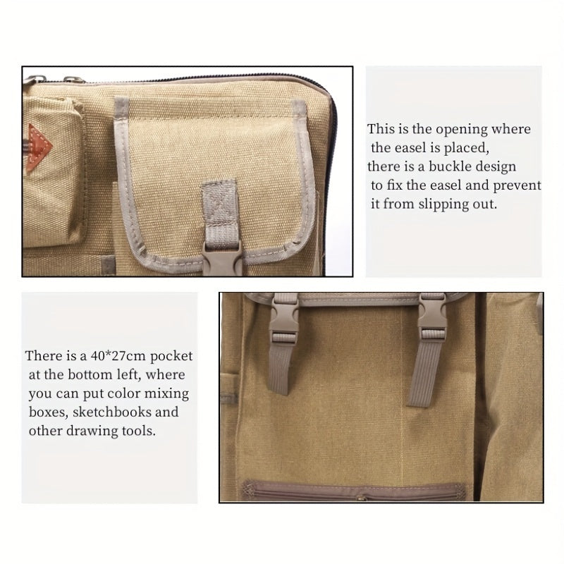 Zaino per Tavolo da Disegno in Tela – Pratico, Durevole e Facile da Trasportare