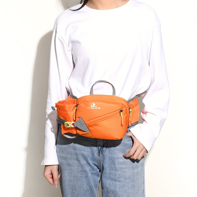 Borsa da Corsa Versatile con Portabottiglie – Nylon Resistente con Cerniere per Camminate e Maratone