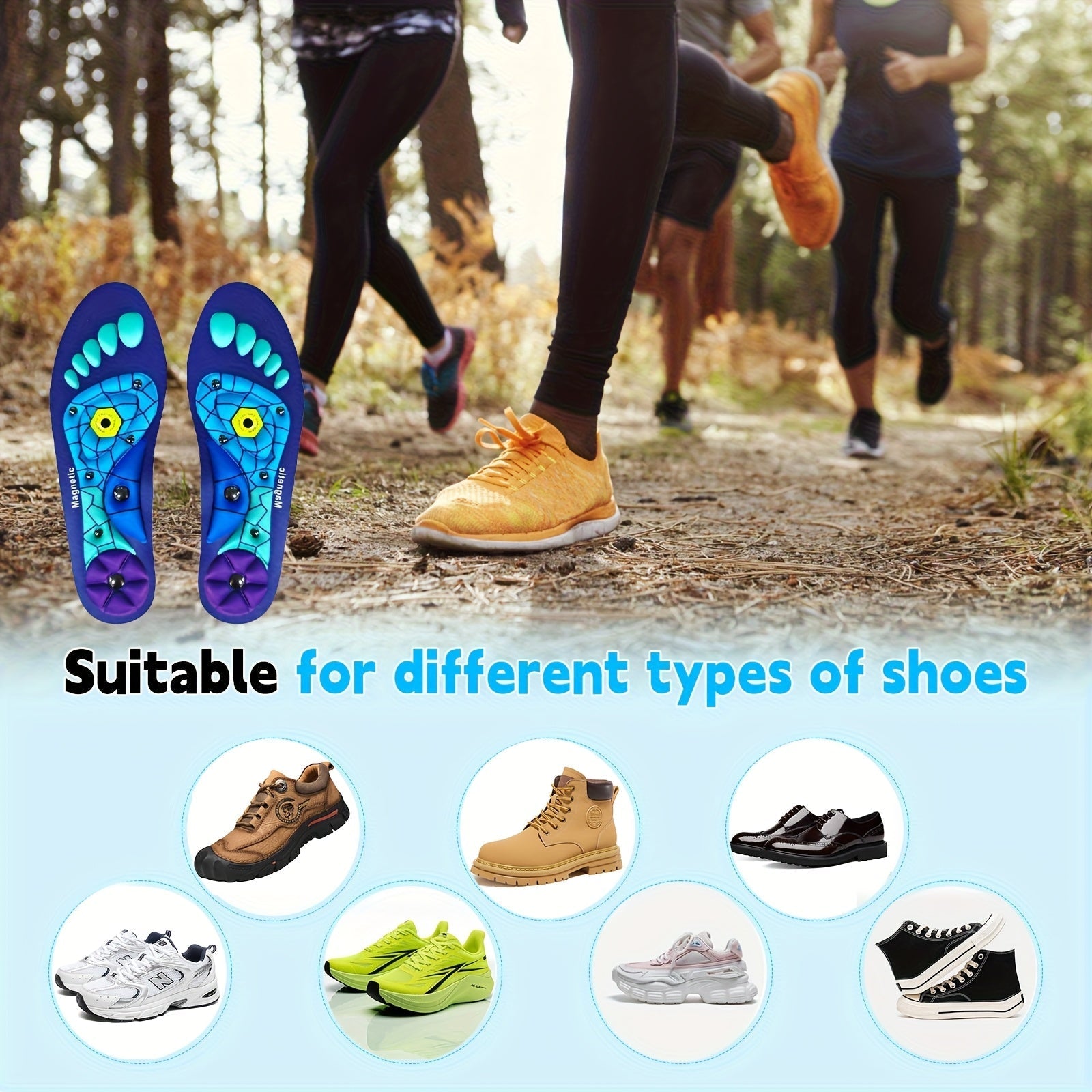 Soletta ComfortPlus Magnetica per Agopuntura con Supporto per l'Arco