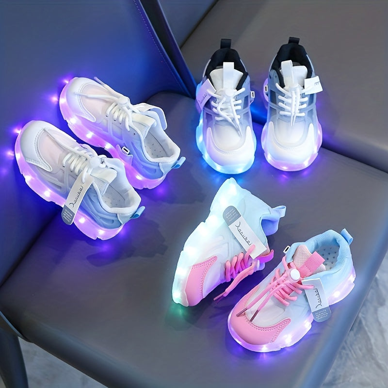 Scarpe Sneakers Illuminati per Bambini – Colorate, Illuminazione a LED per un Look Giocoso