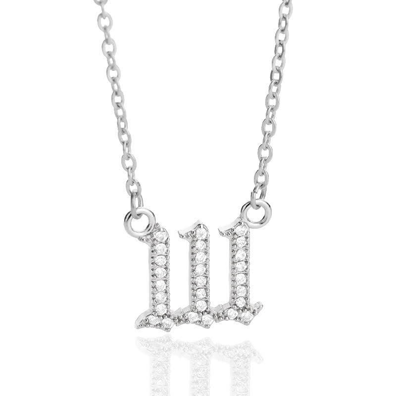 Collana con Numeri Angelici in Zirconia – Seraphina