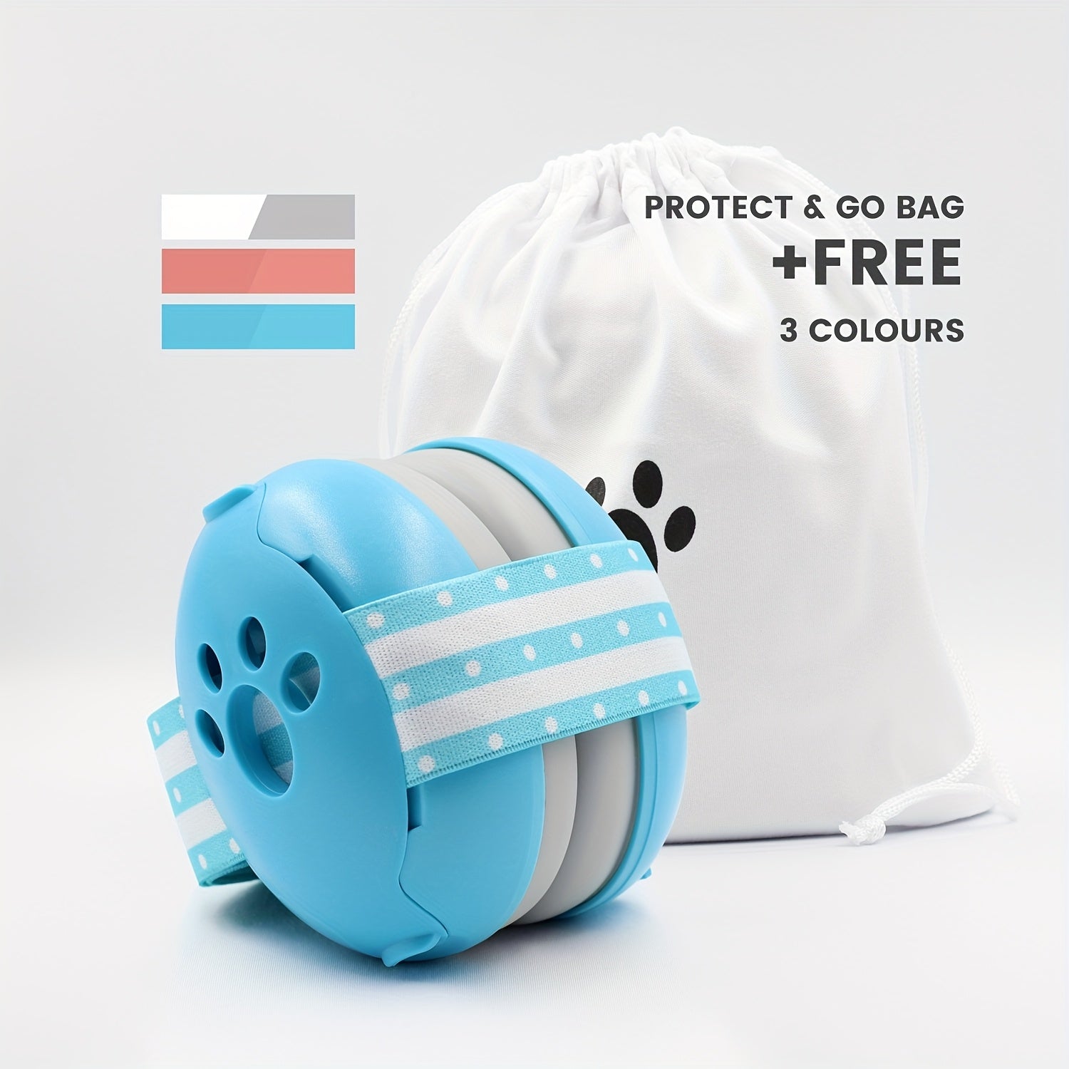 Protezione per le Orecchie dei Bambini – Riduzione del Rumore e Fascia Antiscivolo Regolabile per Attività all'Aperto