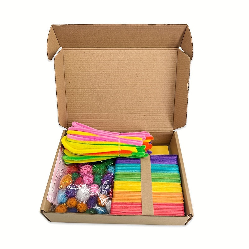 Kit Creativo Fai-da-Te per Bambini – Giocattolo Educativo con Vari Materiali