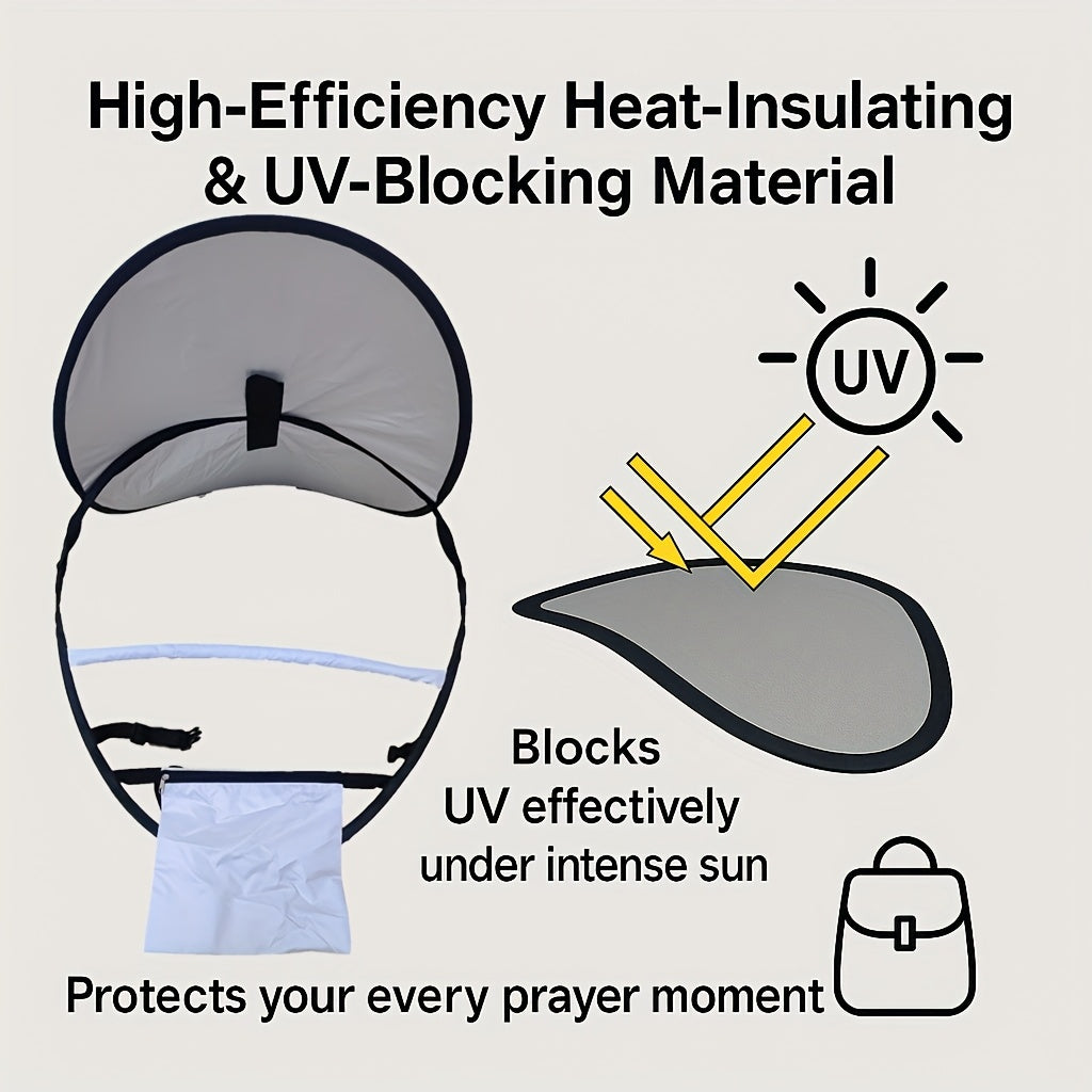 Tappetino da Preghiera Portatile Ergonomico – Protezione UV con Cinghie Regolabili
