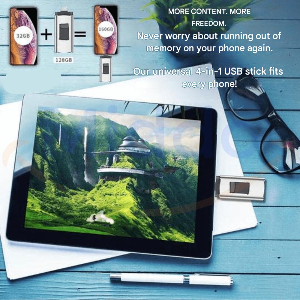 Chiavetta USB 4-in-1 per ogni dispositivo - DataFlex