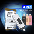 Memoria USB Multi-puerto 4 en 1