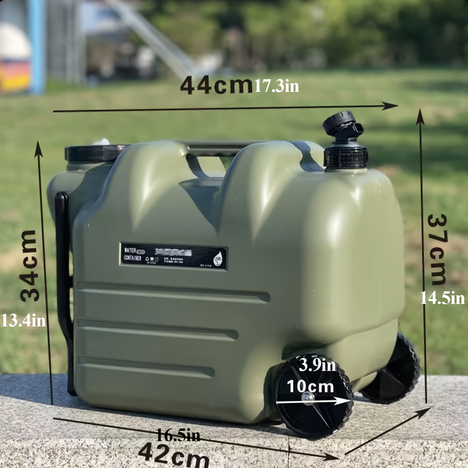 WaterMover Secchio d'Acqua Portatile – Grande, Robusto e Facile da Muovere