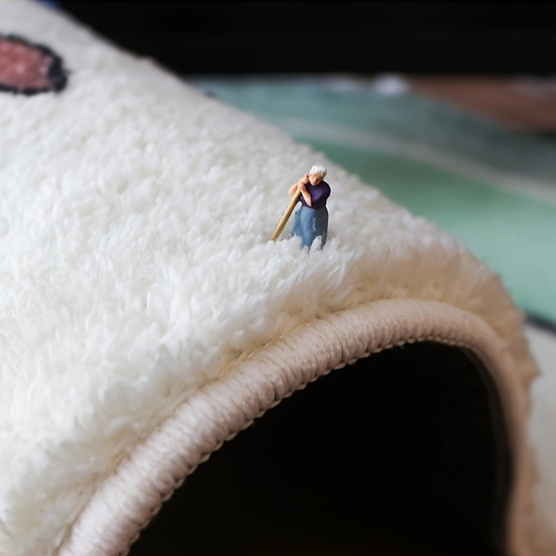 Tappetino da Bagno Geometrico Astratto – Assorbente e Morbido per Bagno o Cucina