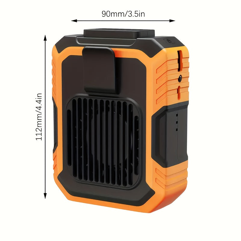 Ventilatore Portatile Ricaricabile USB per Fianchi – Con Tre Impostazioni di Velocità