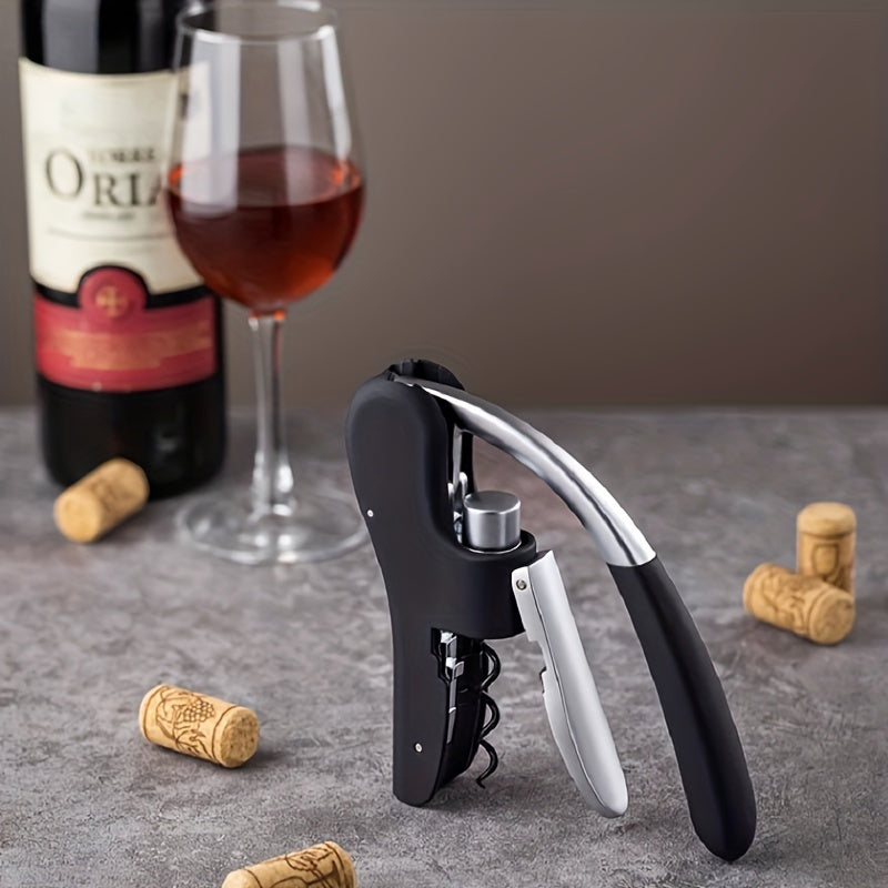 Cavatappi Ergonomico – Apre Bottiglie di Vino Rapidamente e in Sicurezza per Casa e Ospitalità