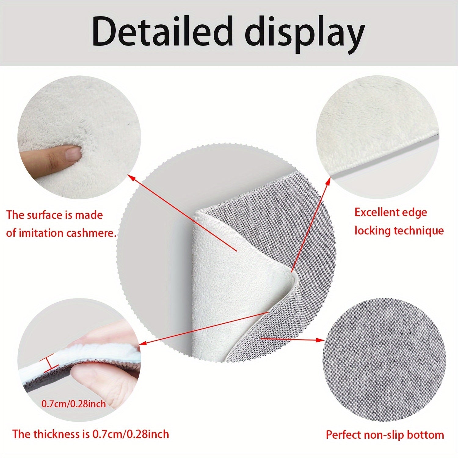 Tappeto da Bagno Foglia – Assorbente, Morbido e Confortevole per il Bagno