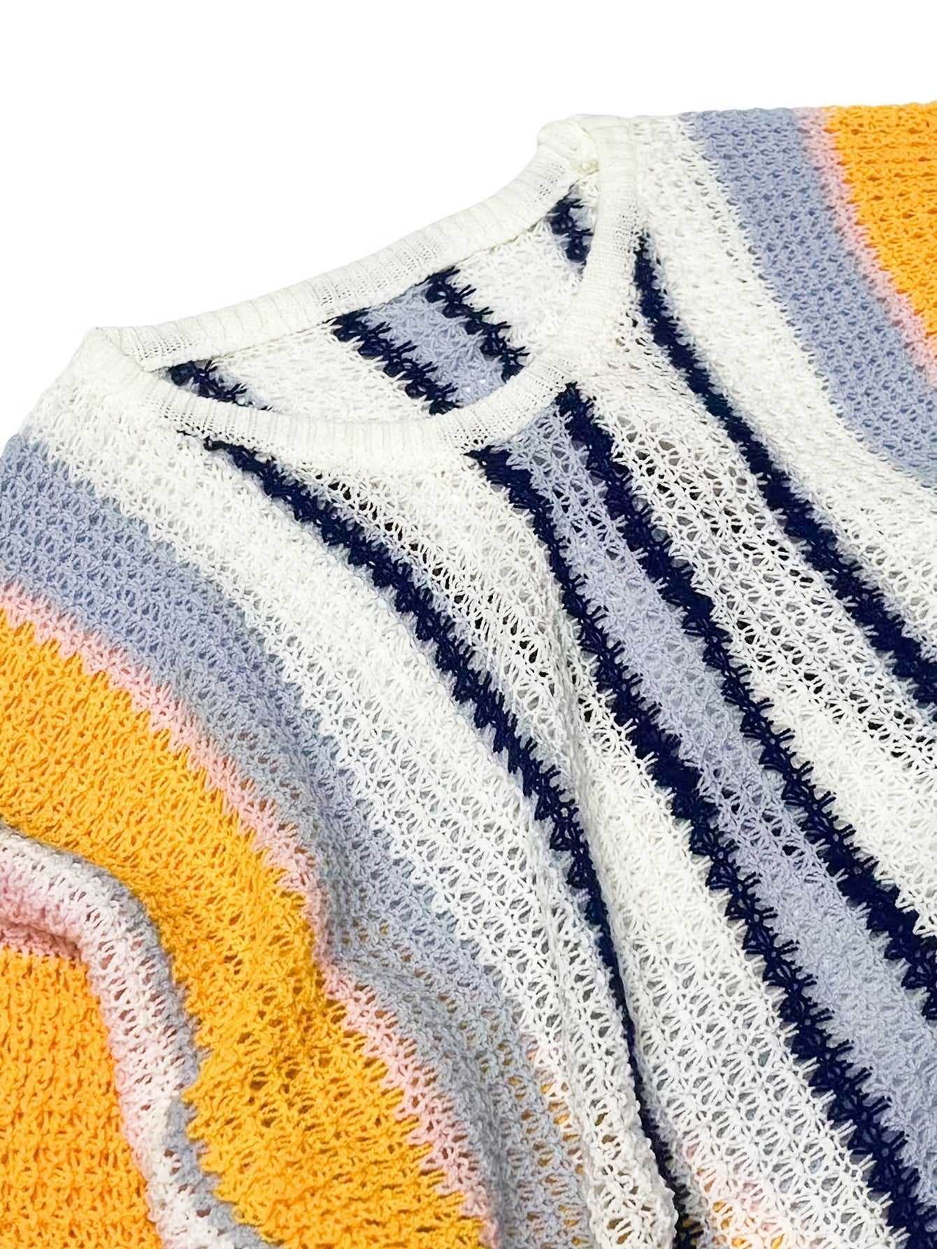 Maglione a Righe Casual – Confortevole e Arieggiato