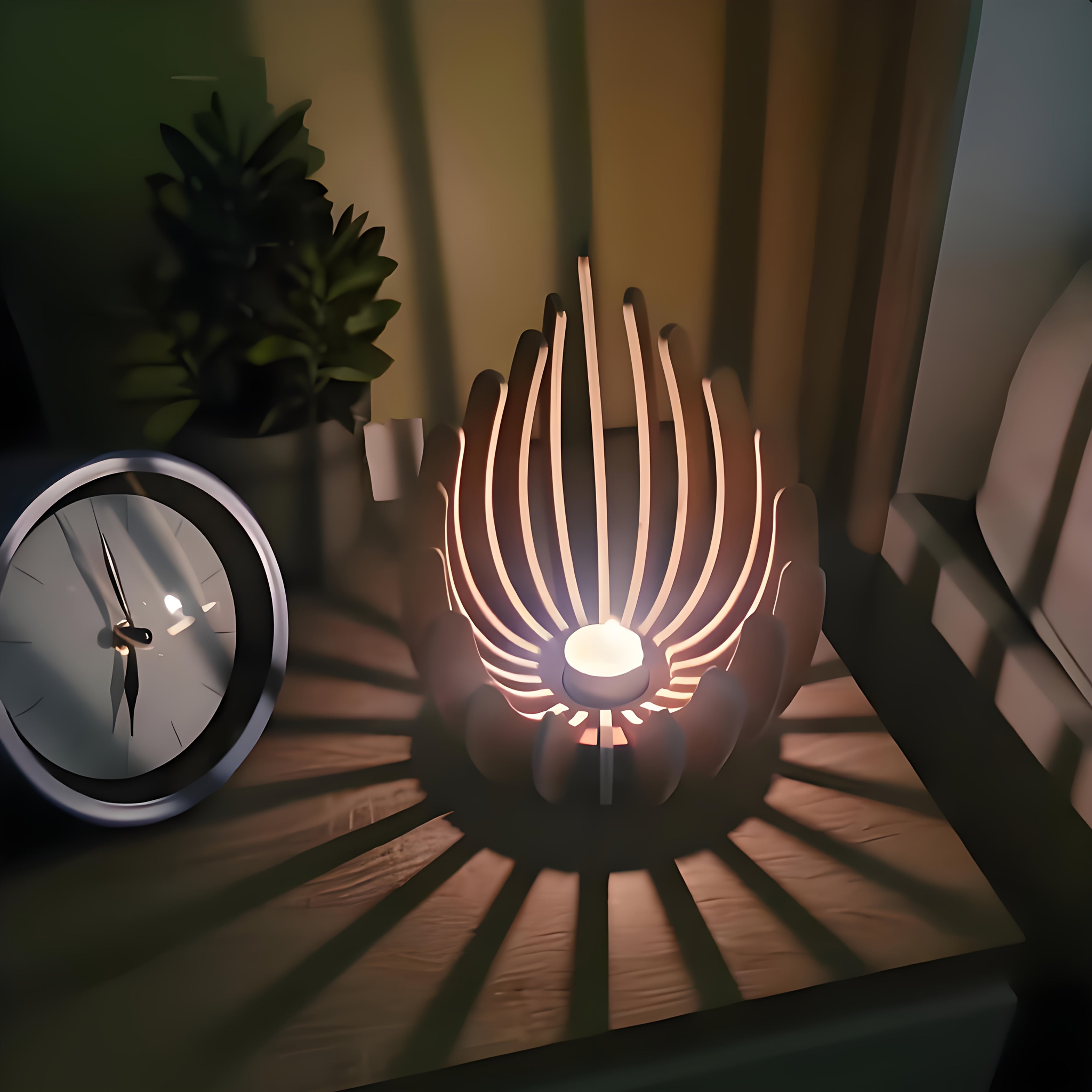 Portacandele Bohemien Lotus – Design in Legno Stratificato Fai-da-Te