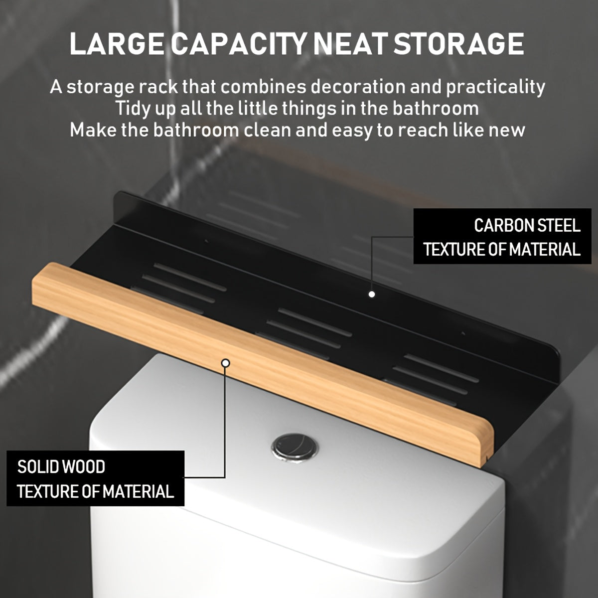 Supporto per Carta Igienica da Parete Elegante – Perfetto per l'Organizzazione del Bagno