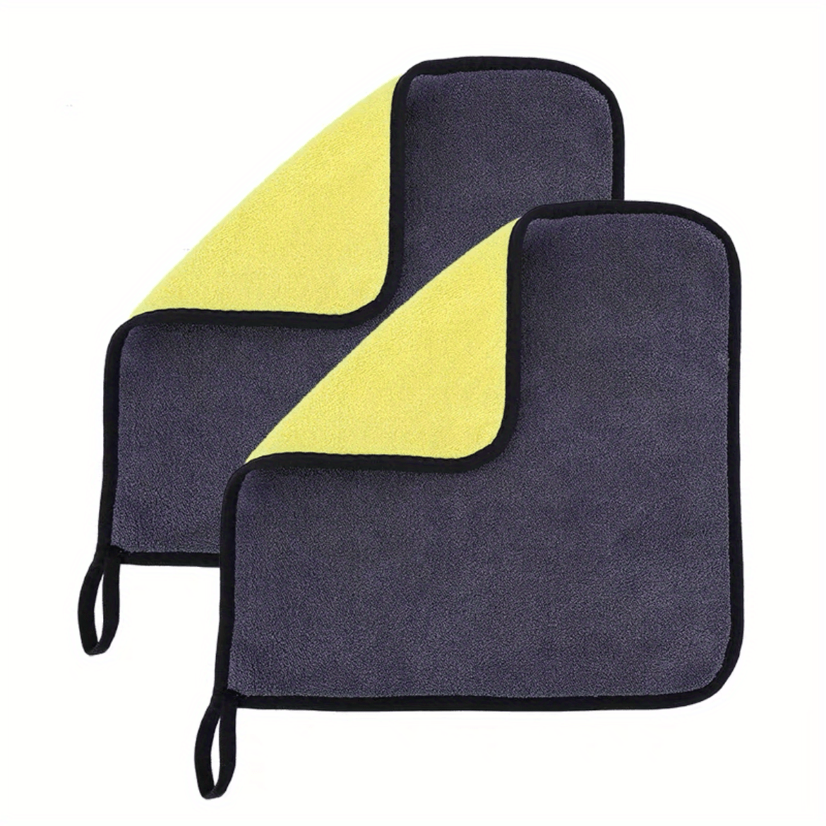 Asciugamano per Lavaggio Auto in Microfibra Corallo Doppio Lato – Morbido e Assorbente per una Lucentezza Perfetta