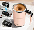 Tasse à café rechargeable auto-mélangeante – mixeur électrique portable en acier inoxydable avec rotation magnétique pour une préparation sans effort