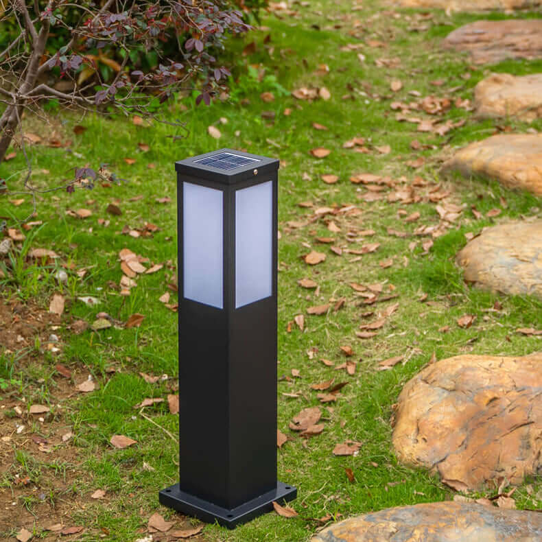 Lanterna da Esterno Moderna - Lampada da Giardino LED Quadrata