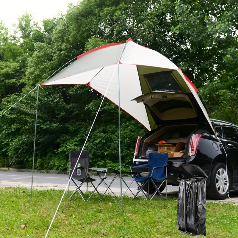 Supporto per Sacchi della Spazzatura Pieghevole e Regolabile – Supporto a Tre Parti con Altezza Regolabile per Casa o Esterno