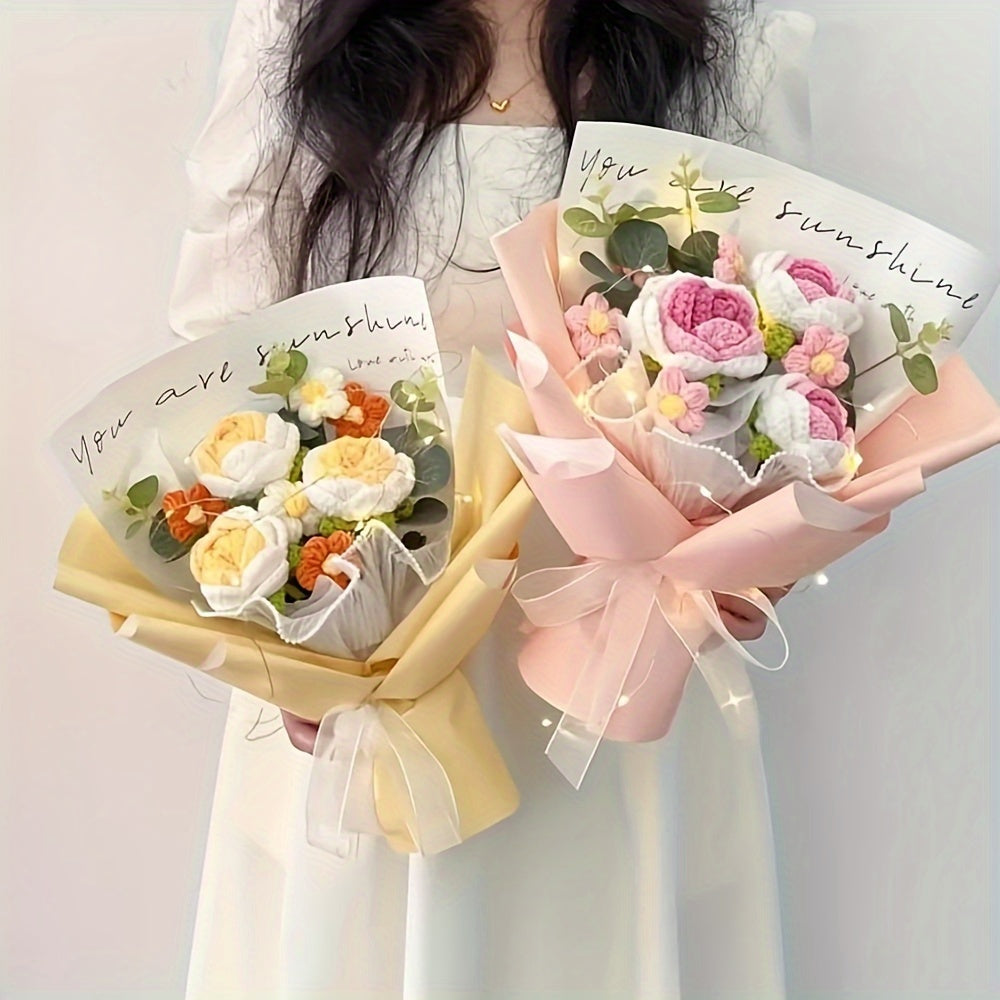 Bouquet di Fiori All'Uncinetto Fatti A Mano – Il Regalo Perfetto per la Festa della Mamma