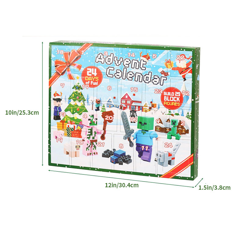 Calendario dell'Avvento CrystalBuild Elite | 29 Figure Creative per il Countdown di Natale dei Bambini
