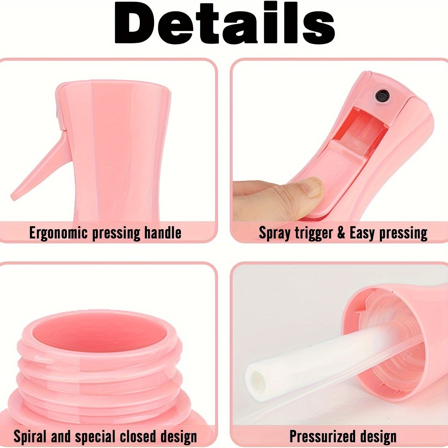 Spray Bottle a Nebbia Fine – 200ml per Precisione nella Cura dei Capelli e delle Piante