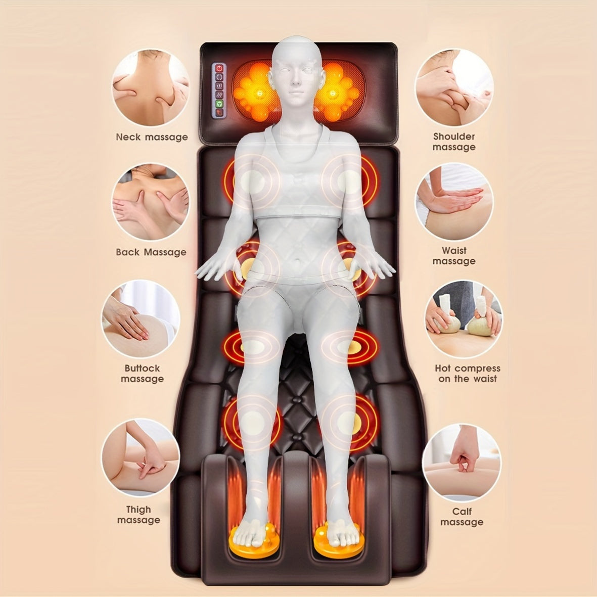 Materasso Massaggiante con Massaggio Totale del Corpo – Comfort e Relax in Uno