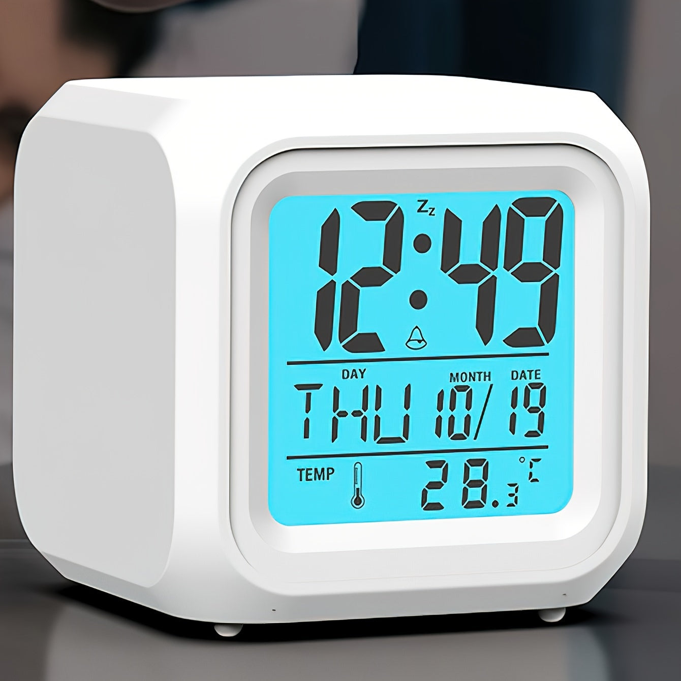 Orologio Digitale LED con Display della Temperatura – Silenzioso e Luminoso per Qualsiasi Stanza