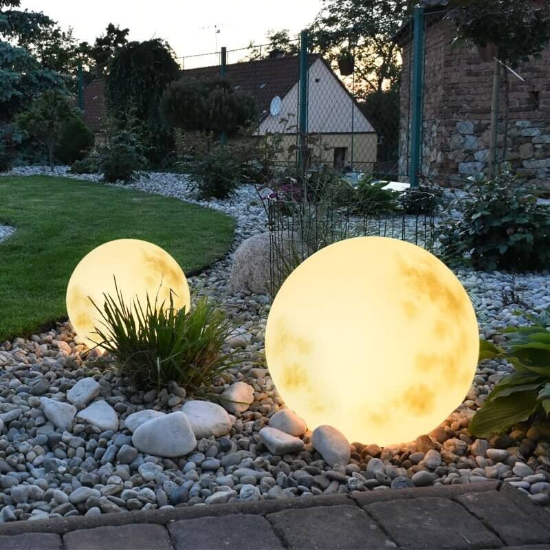 Lampada da Giardino a Forma di Luna
