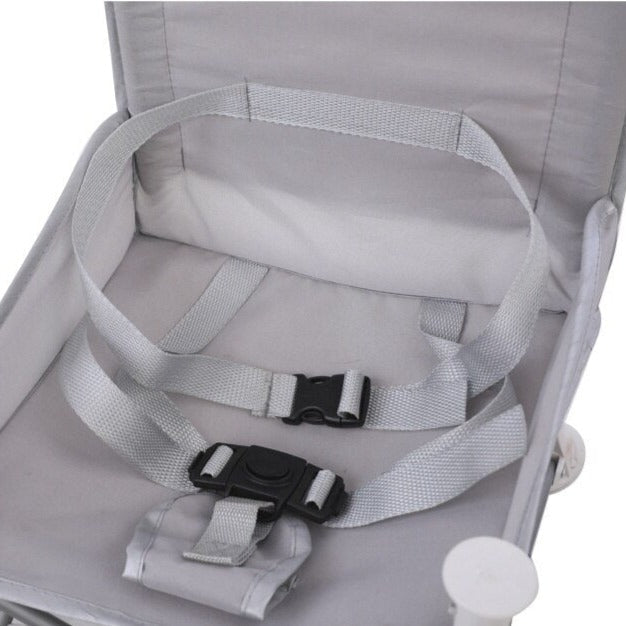 AdventureNest Seggiolino per Bambini | Sedia da Campeggio Durevole e Portatile con Cintura di Sicurezza per Bambini