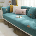 Housse de Canapé-Lit Sherpa Confortable avec Couche Imperméable et Protection Lavable