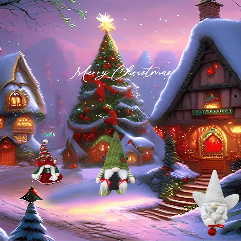 Calendario dell'Avvento FestiviChic Gnome | Calendario dell'Avvento Premium per Decorazioni Festive