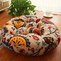 Coussin rond bohème siège polyvalent